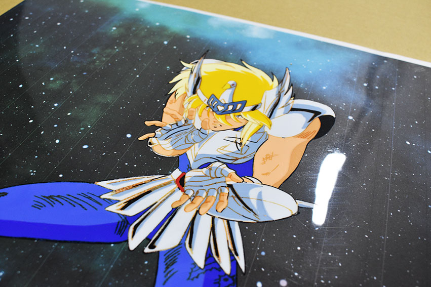 セル画 聖闘士星矢 キグナス氷河 旧クロス｜聖闘士星矢