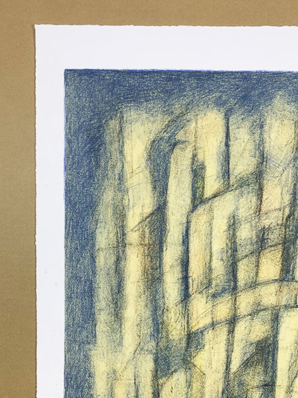 難波田龍起版画「黄色い家」 | Natsume Books